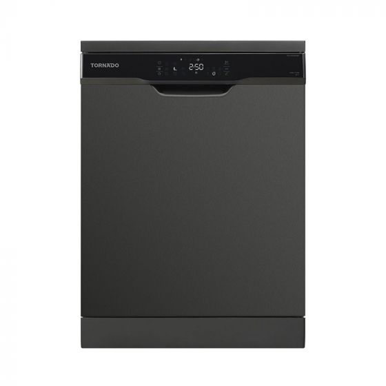 Tornado Freestanding Dishwasher, 12 Persons, Black- TDV-FN128CBK