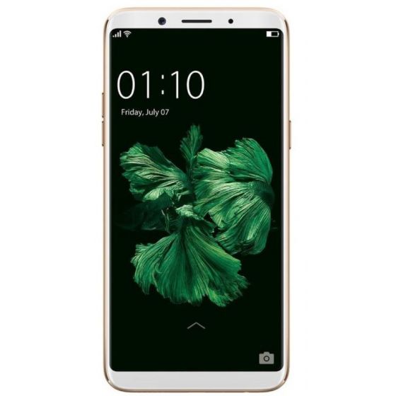 OPPO F5 Dual Sim, 32 GB, 4G, LTE - Gold With Metalic Back Cover And Wave Screen Protector