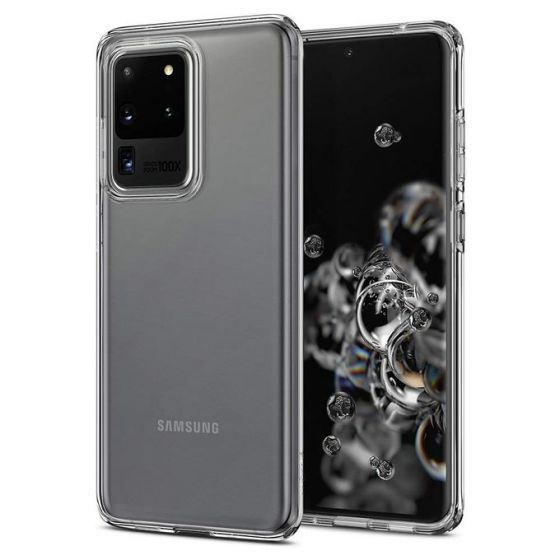 Armor Silicone Back Cover For Samsung Galaxy S20 Ultra - Transparent