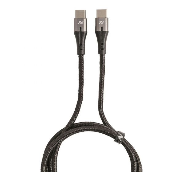 كابل USB-C لافينتو، 100 وات،1 متر، اسود - MP474