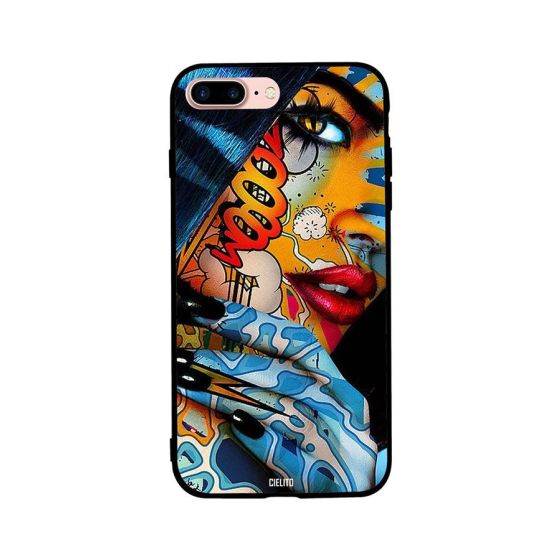 Face Paint Girl Art Printed Back Cover for Apple iPhone 7 Plus