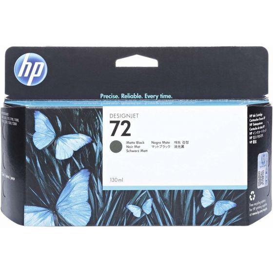 HP DesignJet 72 Ink Cartridge for Hp DesignJet Printers, Matte Black - C9403A