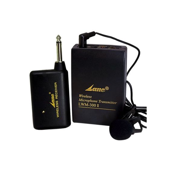 نظام ميكروفون لاسلكي لان، اسود -  Lwm-300 Ii