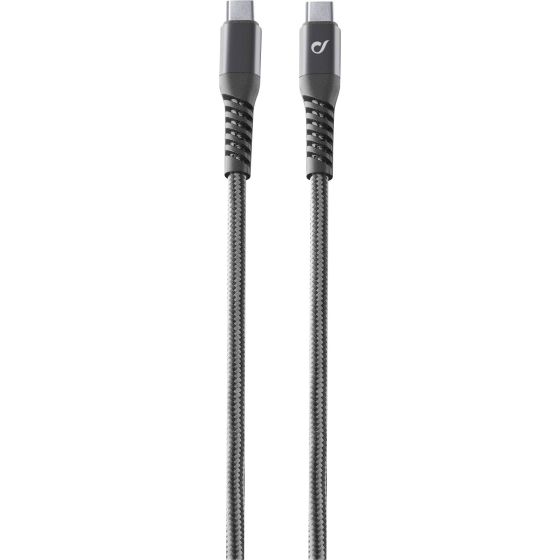 كابل سيلولار لاين بموصل USB فئة C الى USB فئة C، طوله 1.20 متر، اسود - TETRACABC2C1MK