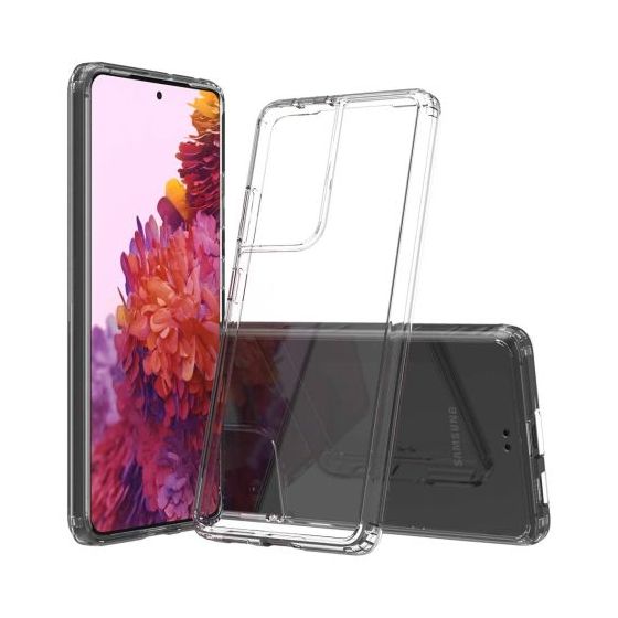 Stratg Silicone Back Cover for Samsung Galaxy S21 Ultra - Transparent