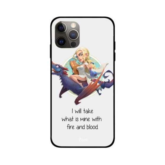 I Will Take What Is Mine Quote Printed Back Cover for Apple iPhone 12 Pro Max