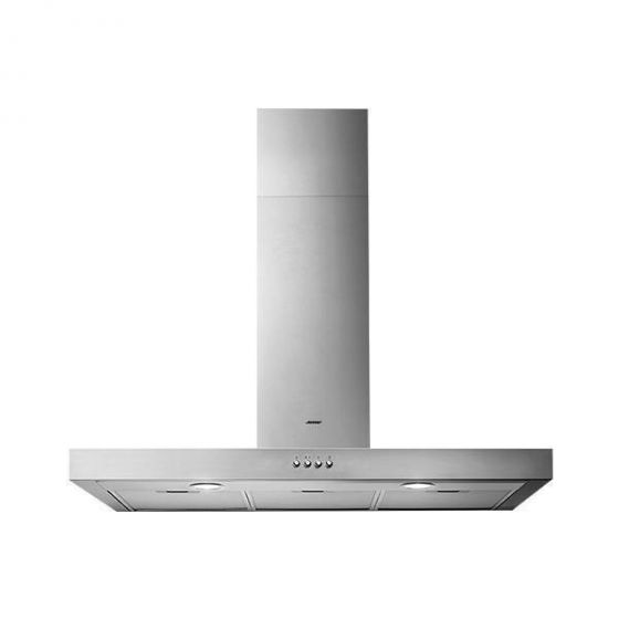 Jetair Built-in Pyramid Hood, 90Cm, Silver - POLA T DC IX PL 90