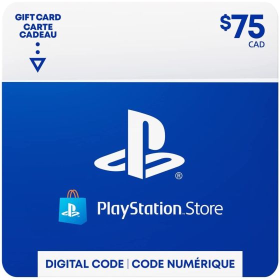 كارت ديجيتال PSN  سوني بلايستيشن 75 دولار كندي - كندا