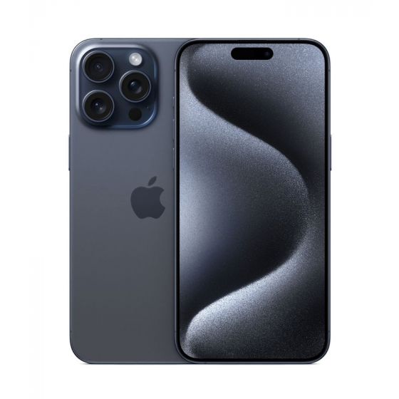 Apple iPhone 15 Pro Max, 256GB, 8GB, 5G, Dual SIM - Titanium Blue