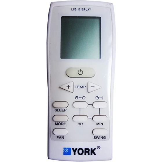 Remote Control for York Air Conditioners - White