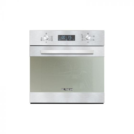 فرن كهربائي بلت ان فريش، 60 سم، 56 لتر، فضي - GEOFR60CMS