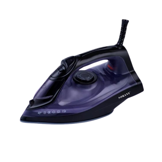 Sokany Steam Iron, 280ml, 2200 Watt, Black - SK-YD-2119