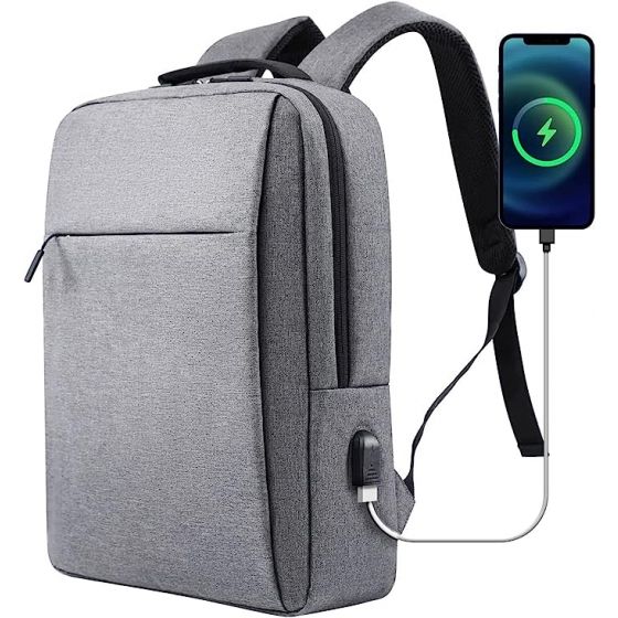 Laptop Backpack Laptop and Tablet, Durable, Water-Repellent, Lightweight, Clean Design, Sleek for Travel, Business Casual or College, for Men or Women,Casual Backpack