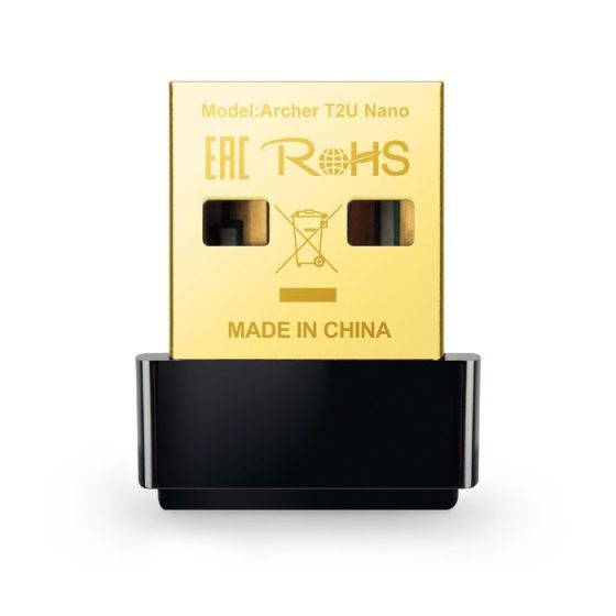 محول USB 2.0 تي بي لينك نانو لاسلكي، اسود - AC600