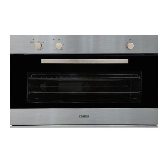 Franke Built-in Gas Oven with Grill, 90 cm, 97 Liters, Stainless Steel - FMXO 52 G XS
