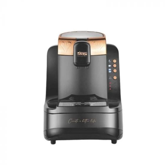 Dsp Turkish Coffee Maker, 2 Cups, 700 Watt, Black and Gold - KA3114