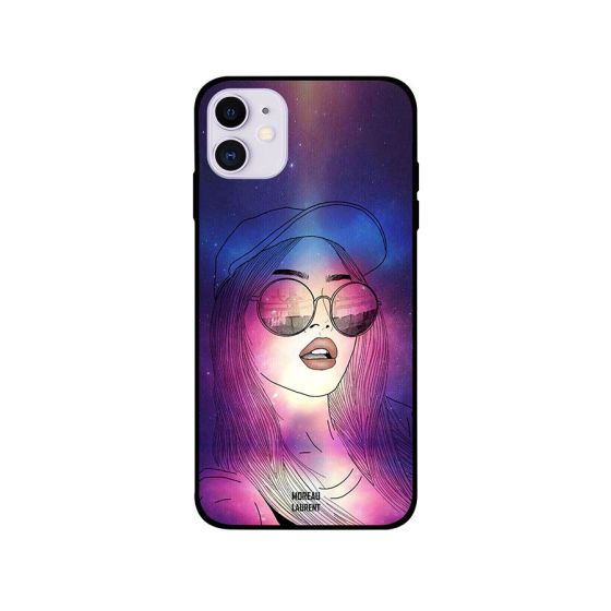 Cute Doodle Girl Printed Back Cover for Apple iPhone 11