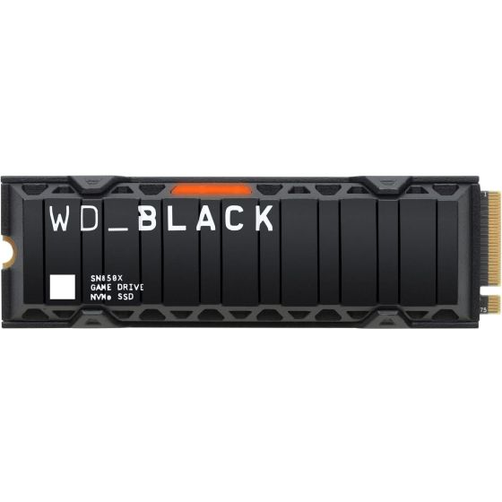 Western Digital SN850X Internal Solid State Drive SSD, 2.5 Inch, 1TB, Black- WDS100T2XHE