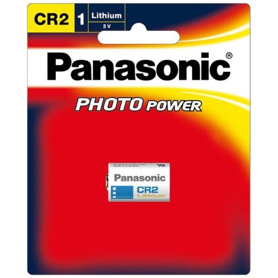 Panasonic Photo Power Lithium Battery, 3 Volts, 1 Piece, Silver - CR2