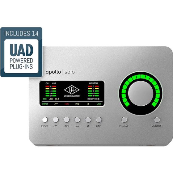 Universal Audio Apollo Solo Heritage Edition Audio Interface - Silver