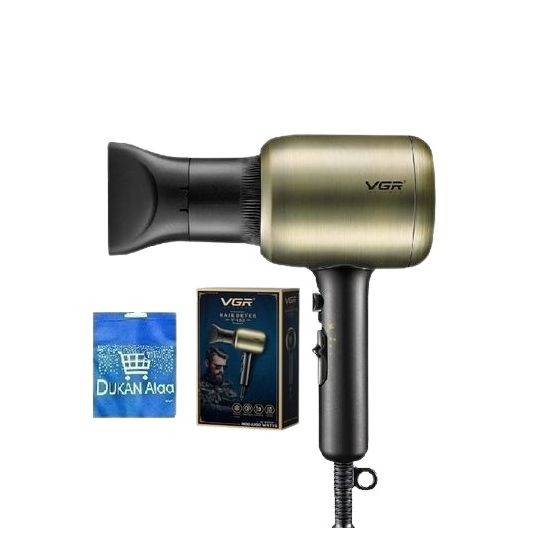 VGR Hair Dryer, 2200 Watt, 2 Speed Settings, Black - V-453, with Gift Bag