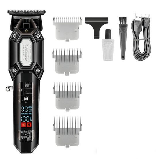VGR Professional Cord/Cordless Hair Trimmer, Dry, Black -  V-900