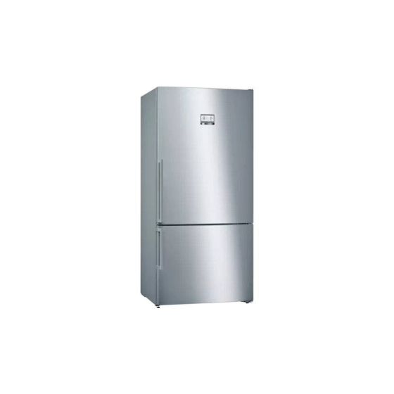 Bosch Freestanding No Frost Refrigerator with Bottom freezer, 631 Liters, Silver - KGN86CI3E8