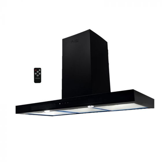 Purity TBL Pro Plus Built-In T-Shape Hood, 90 CM - Black