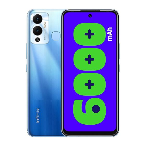 انفينكس هوت 12، 128 جيجا، رام 4 جيجا، شبكة 4G LTE - ازرق بدون ضمان