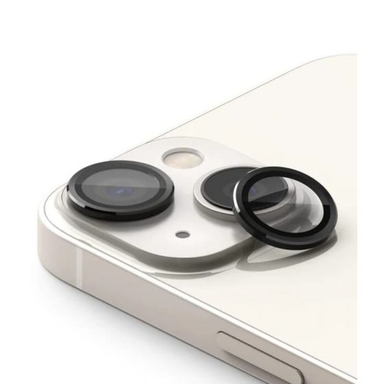 Keendex Glass Camera Lens Protector For iPhone 14, Black - KX 3240