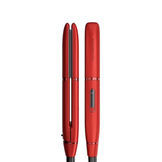 Rush Brush Hair Straightener, Red - X1 Lite