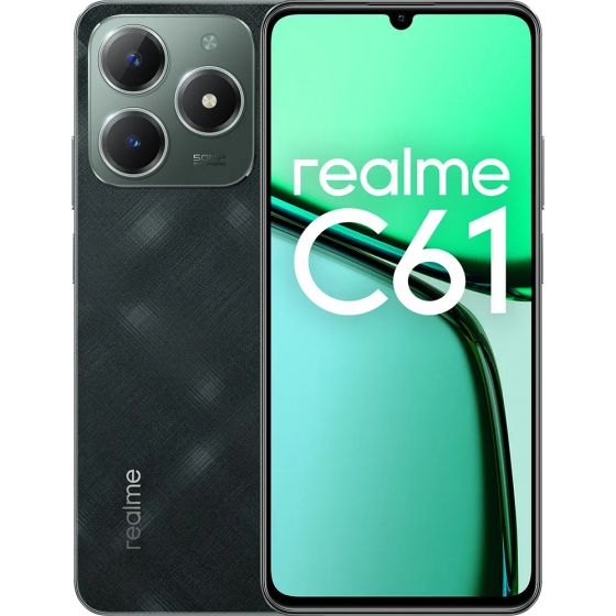 ريلمي C61 بشريحتين، 128 جيجا، رام 4 جيجا، شبكة 4G LTE - اخضر غامق