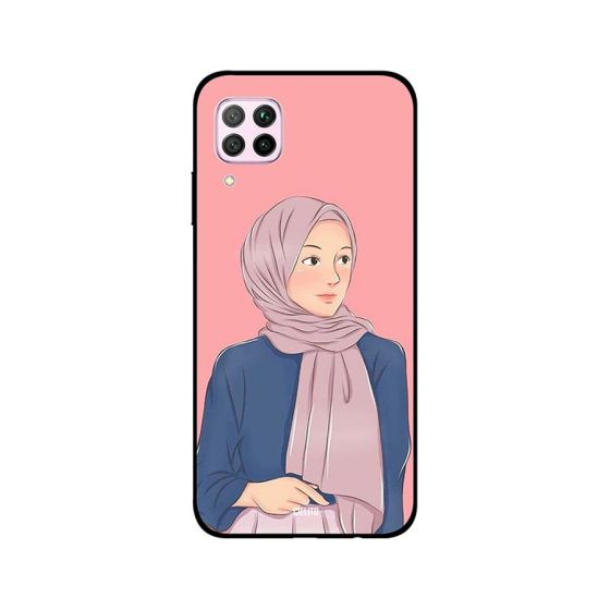 Cielito Cute Hijabi Girl Printed Back Cover for Huawei Nova 7i