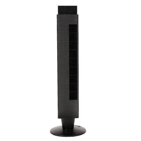 Tornado Tower Fan with Remote Control, Black - TTF-65