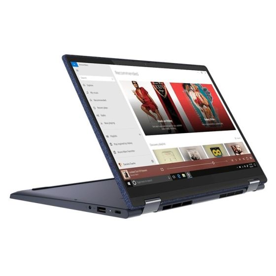لاب توب لينوفو يوجا 6، ايه ام دي رايزن R5-5500U، شاشة 13.3 بوصة FHD، سعة 512 جيجا SSD، رام 8 جيجا، ايه ام دي راديون جرافيكس، ويندوز 11 - ازرق