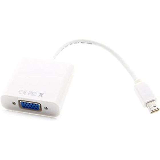 Mini DisplayPort Male to VGA Female Adapter Cable for Apple Macbook