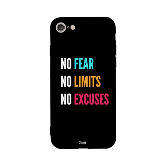 No Fear Limits Excuses Printed Back Cover for Apple iPhone 7