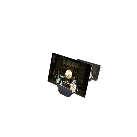 مكبر شاشة موبايل 3D، اسود - F5