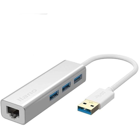 موزع USB-A نللانو 4 في 1 - رمادي