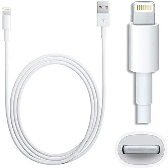 Perfect White Portable 8 pin to USB Data Charger Cable Cord 1M for iphone 5 5S 6 iPod Touch (awdsales)