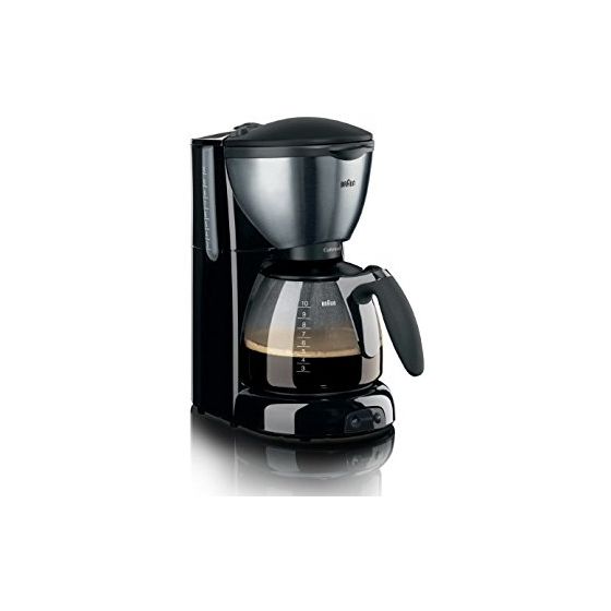 ماكينة تحضير القهوة براون كافيه هاوس بيور اروما، 1.2 لتر، 1100 وات، اسود - KF 560-1