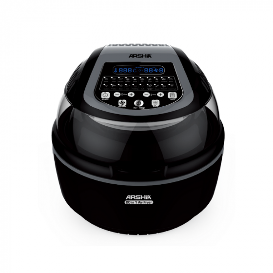 Arshia Air Fryer, 10 Liters, 1300 Watt, Black - AF145-2231