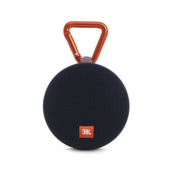 JBL Clip 2 Waterproof Portable Bluetooth Speaker, Black - 050036331395