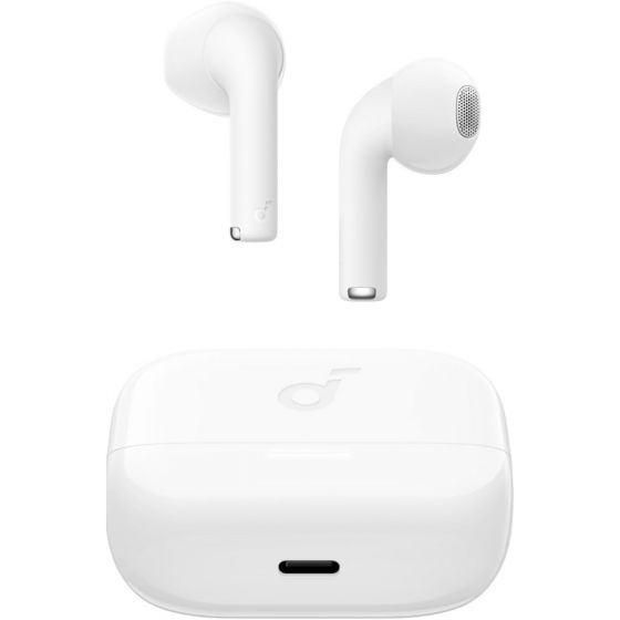 سماعة اذن لاسلكية انكر ساوند كور TWS K20i، وضع لعب، ابيض - A3994H11-WH