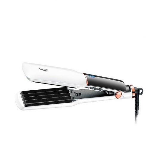 VGR Digital Hair Crimper, 450F, White - V-519C