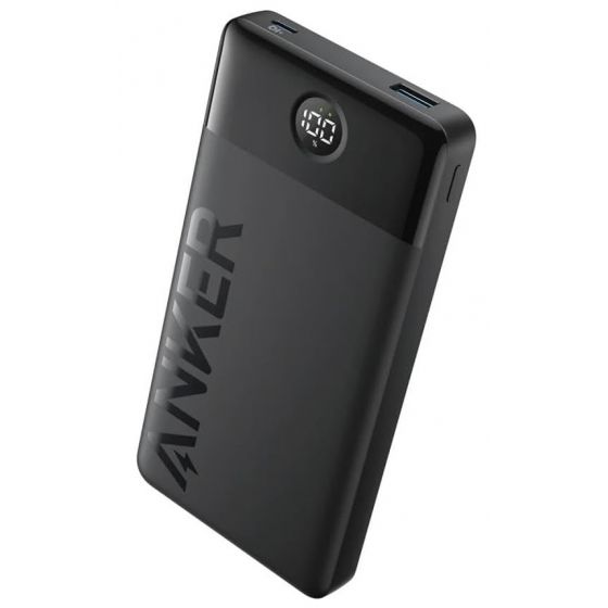 Anker 324 Power Bank, 10000mAh, 2 Ports - Black