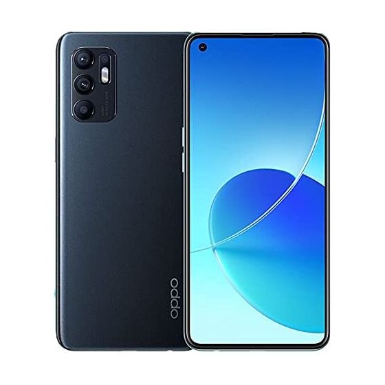 Oppo Reno6 Dual Sim, 128GB, 8GB RAM, 4G LTE - Stellar Black 