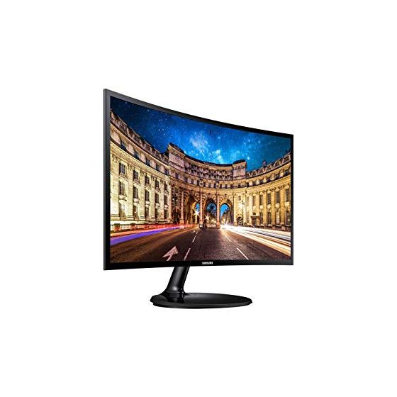 Samsung 27 Inch FHD LED Curved Monitor, Black - LC27F390FHMXUE