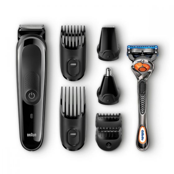 Braun multi grooming kit 8-in-1 Trimmer For Men, Black - MGK3060