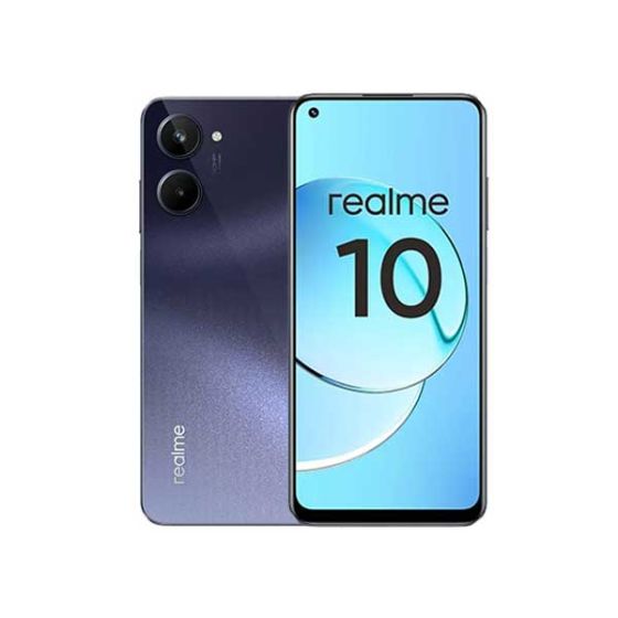 ريلمي 10، سعة 128 جيجا، 8 جيجا رام، شريحتين، 5G - اسود بدون ضمان